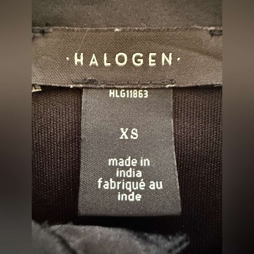 Halogen Foil Dot Empire Waist Shirtdress *GREAT USED CONDITION* - Picture 12 of 13